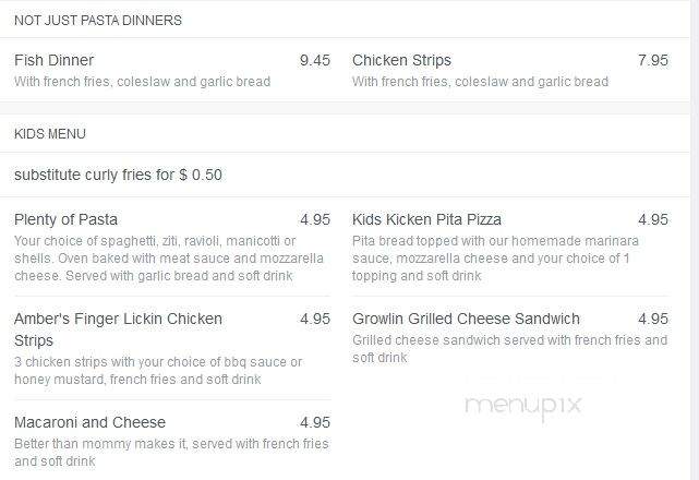 Manny's Pizza - Palm Coast, FL menu_pic