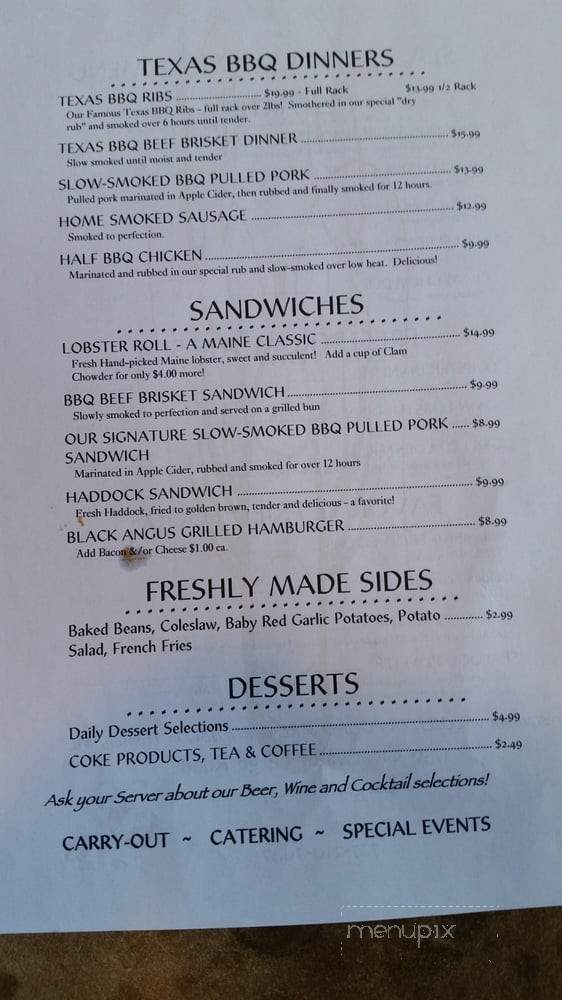 SEA Q GRILL - Clearwater, FL menu_pic