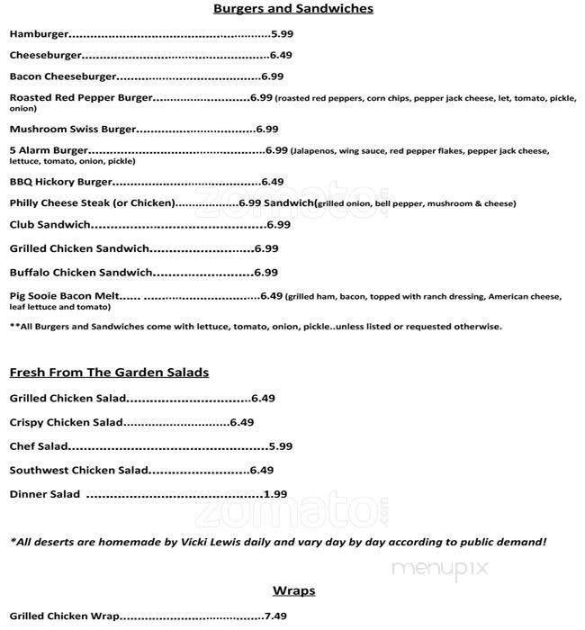 Ryan's Main St Grill - Leslie, AR menu_pic
