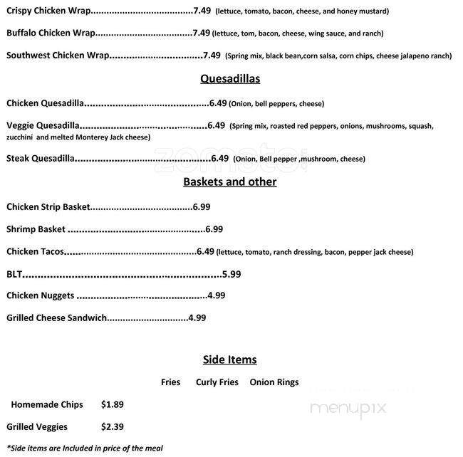Ryan's Main St Grill - Leslie, AR menu_pic