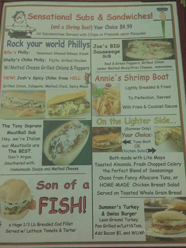 Paradise Bay Water Front Bar Grille - Roaming Shores, OH menu_pic