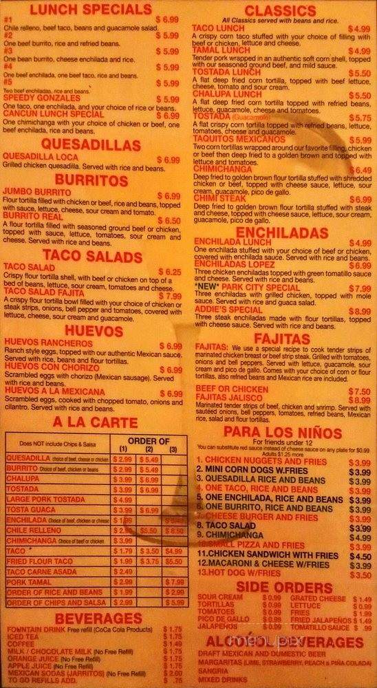 Cancun Mexican - Wichita, KS menu_pic