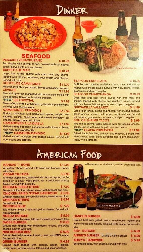 Cancun Mexican - Wichita, KS menu_pic