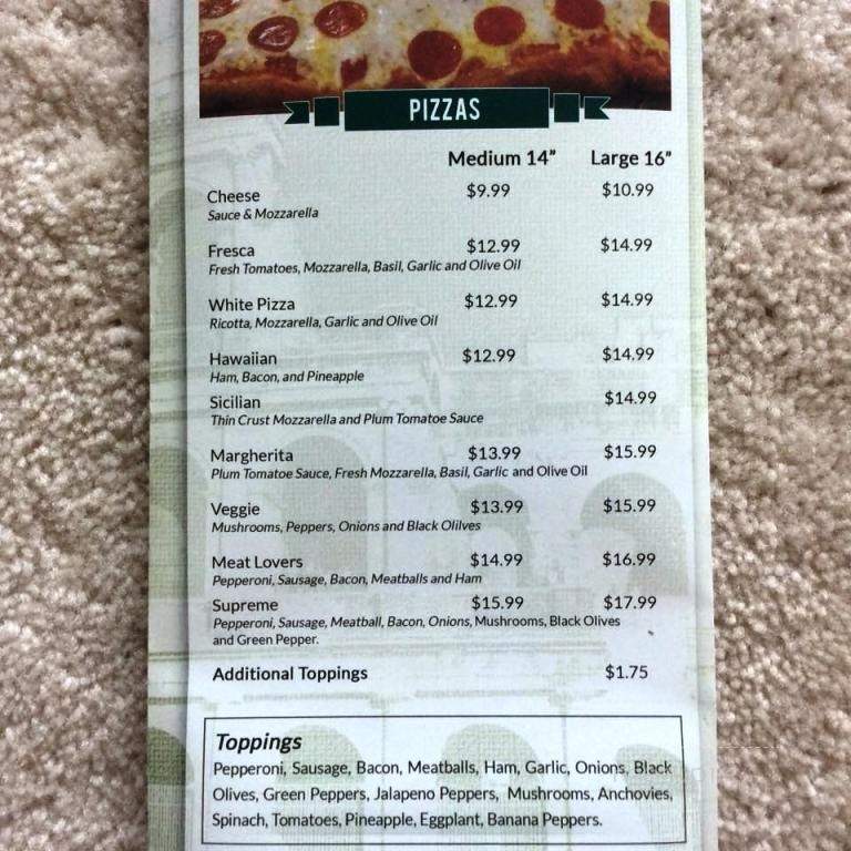 Bella Roma - Port St. Lucie, FL menu_pic