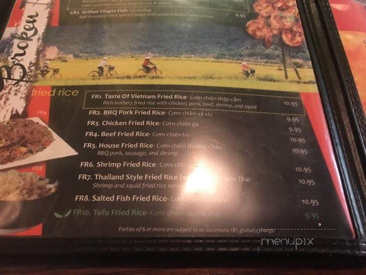Taste of Vietnam - Orange Park, FL menu_pic