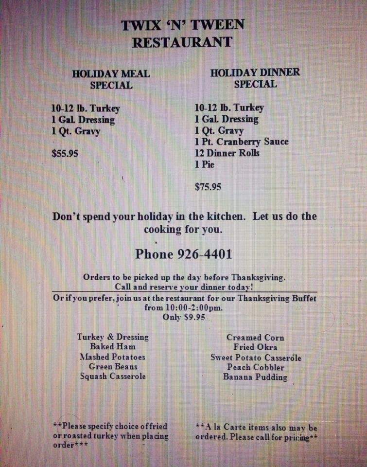 Twix N Tween - Centreville, AL menu_pic