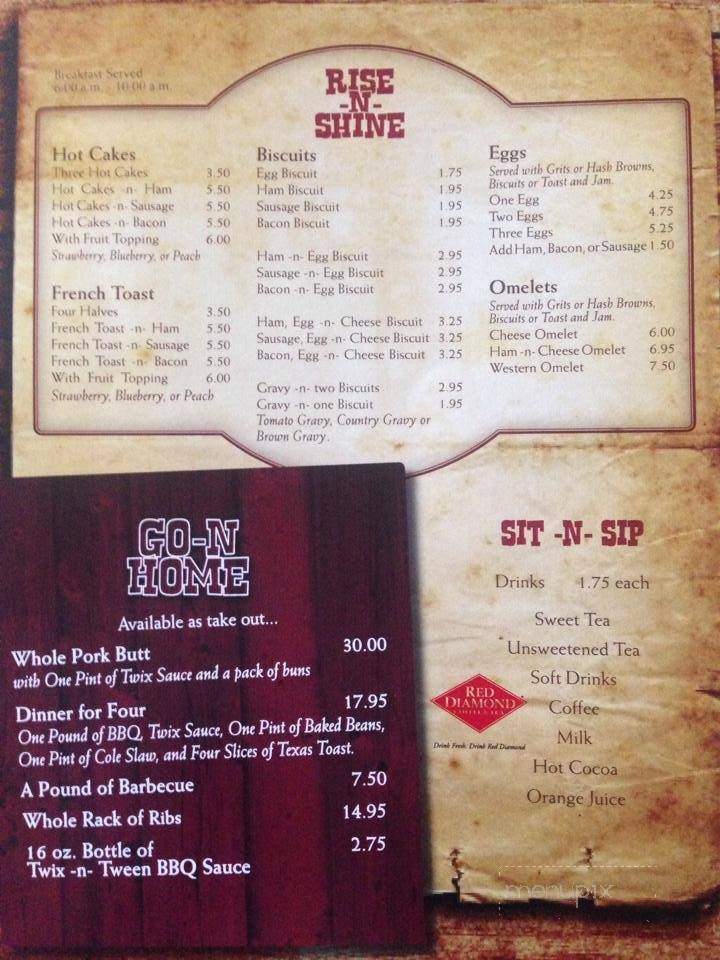 Twix N Tween - Centreville, AL menu_pic