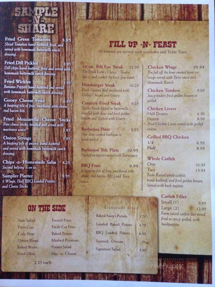 Twix N Tween - Centreville, AL menu_pic