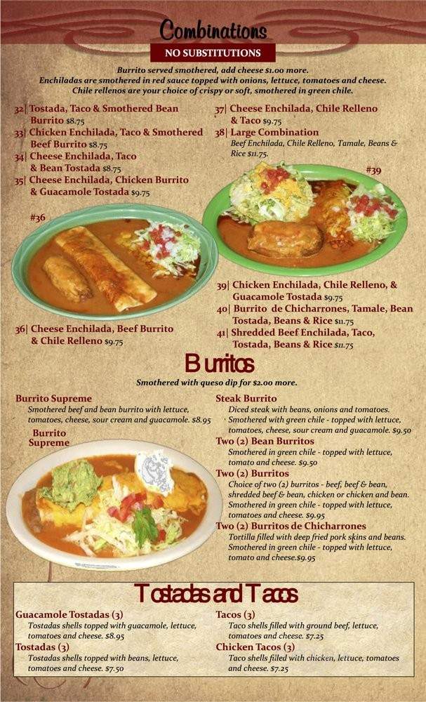 La Casona Del Mariachi - Erie, CO menu_pic