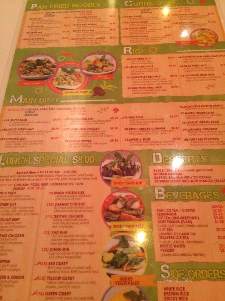 Spice Up Thai Eatery - Los Angeles, CA menu_pic