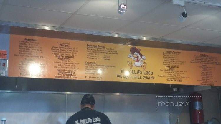 El Pollito Loco - Florence, AL menu_pic