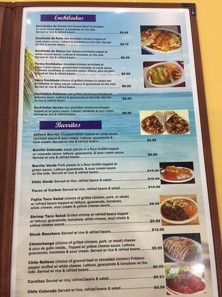 Mariscos Playa Azul - Springdale, AR menu_pic