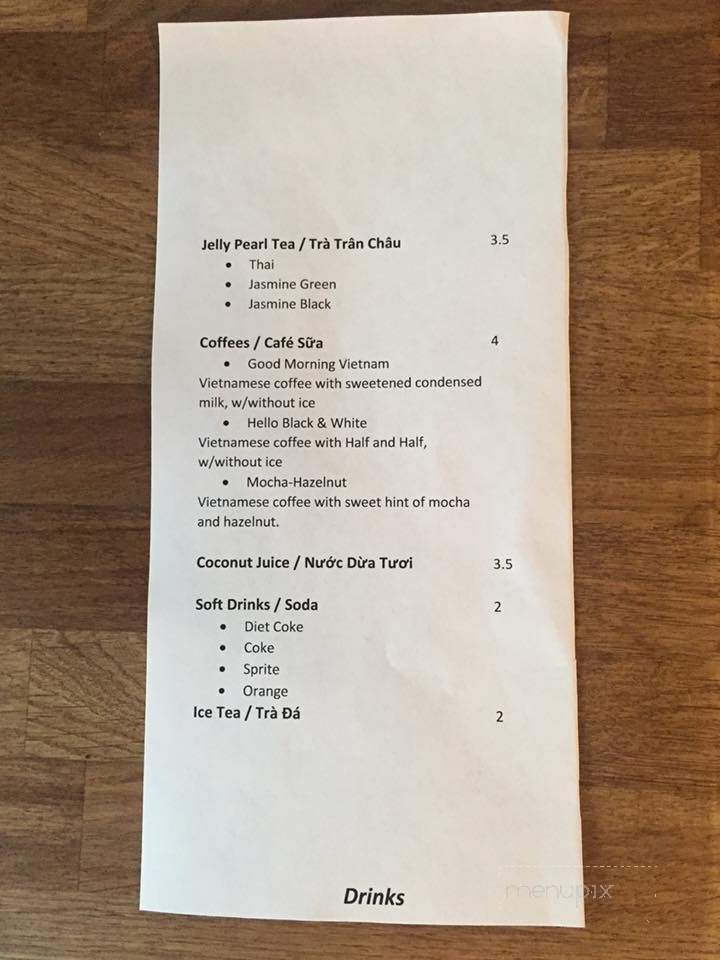 PhoEver - Sunnyvale, CA menu_pic