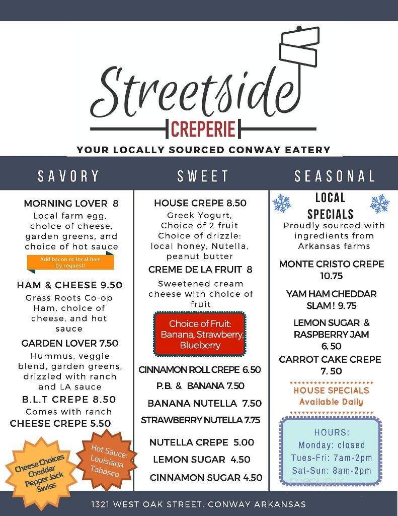/28877094/Streetside-Creperie-Conway-AR - Conway, AR
