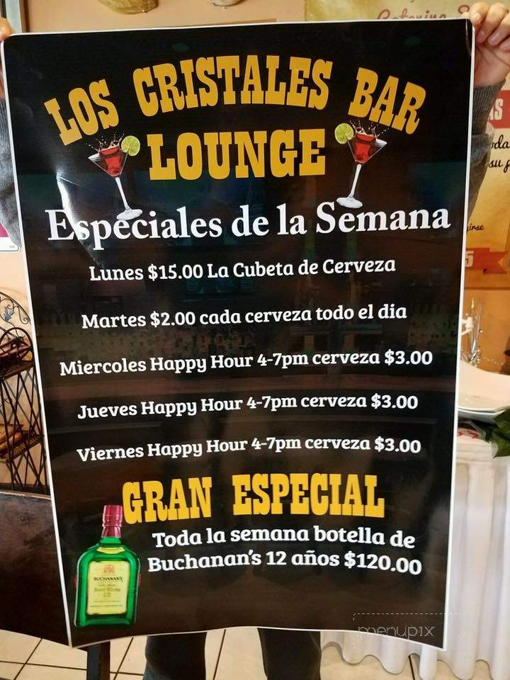 Los Cristales - Santa Ana, CA menu_pic