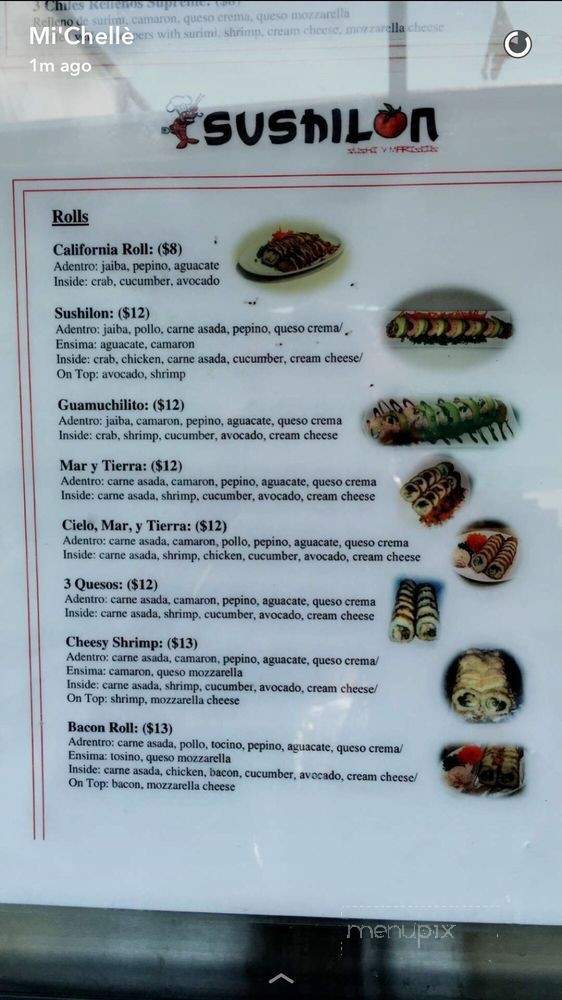 Sushilon Sushi y Mariscos - Bakersfield, CA menu_pic