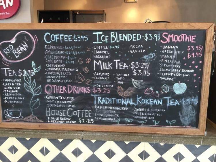 Red Bean Okrumong - Los Angeles, CA menu_pic