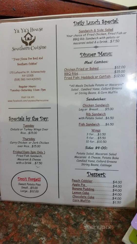 /28879744/Ya-Yas-House-Southern-Cuisine-Schenectady-NY - Schenectady, NY