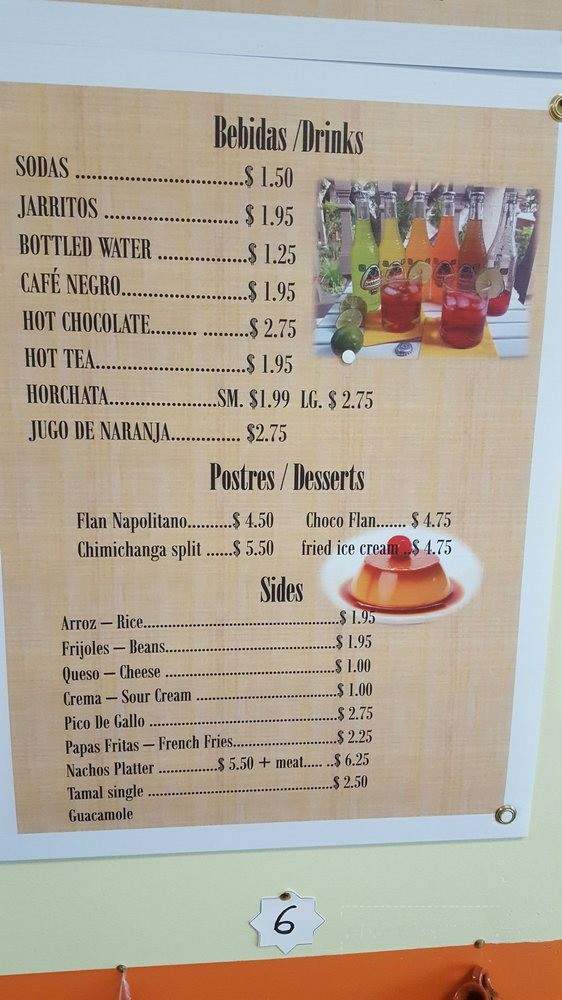 Alejandro's Mexican Restaurant - Round Lake, IL menu_pic