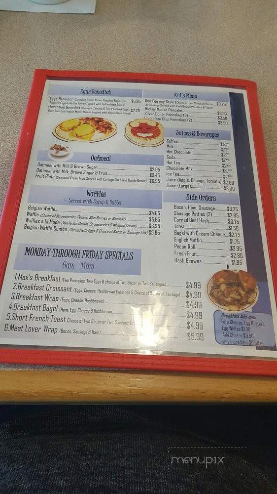 Max's Pancake House - Round Lake Park, IL menu_pic
