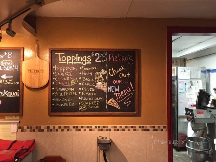Pietro's Pizza Kauai - L?hue, HI menu_pic