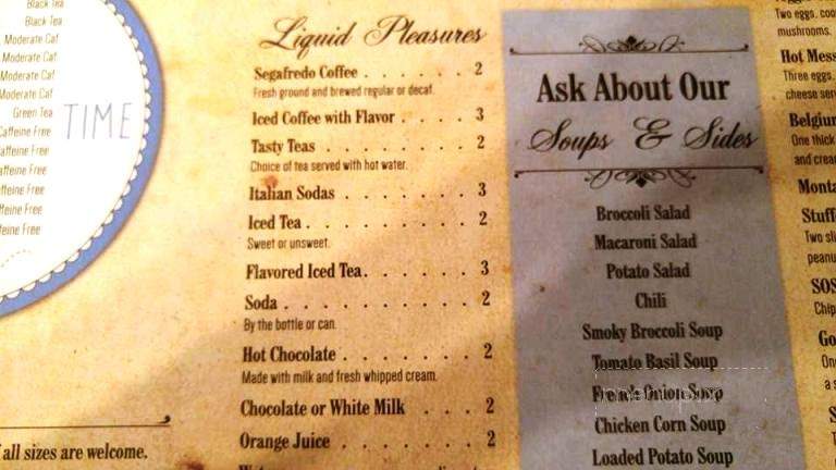 Cafe Madora - Lewistown, PA menu_pic