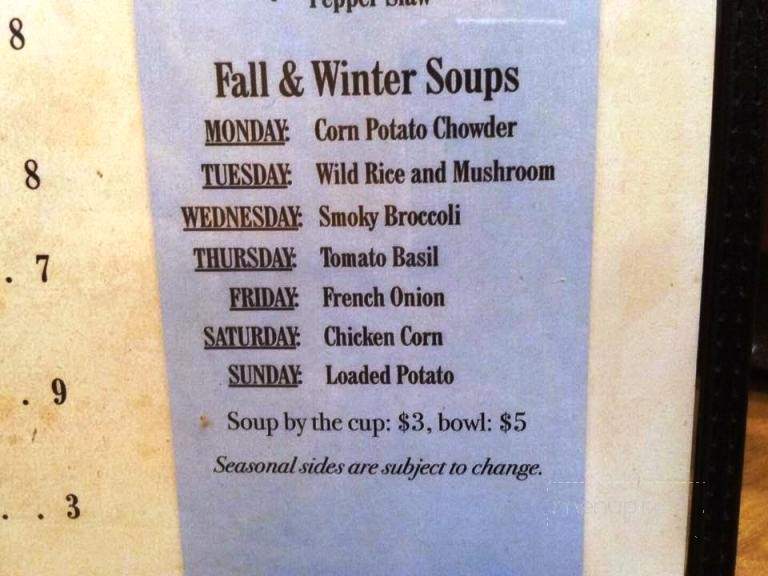 Cafe Madora - Lewistown, PA menu_pic