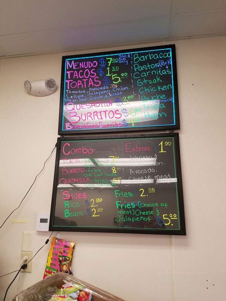 Tacos Aya Yay - Lafayette, CO menu_pic