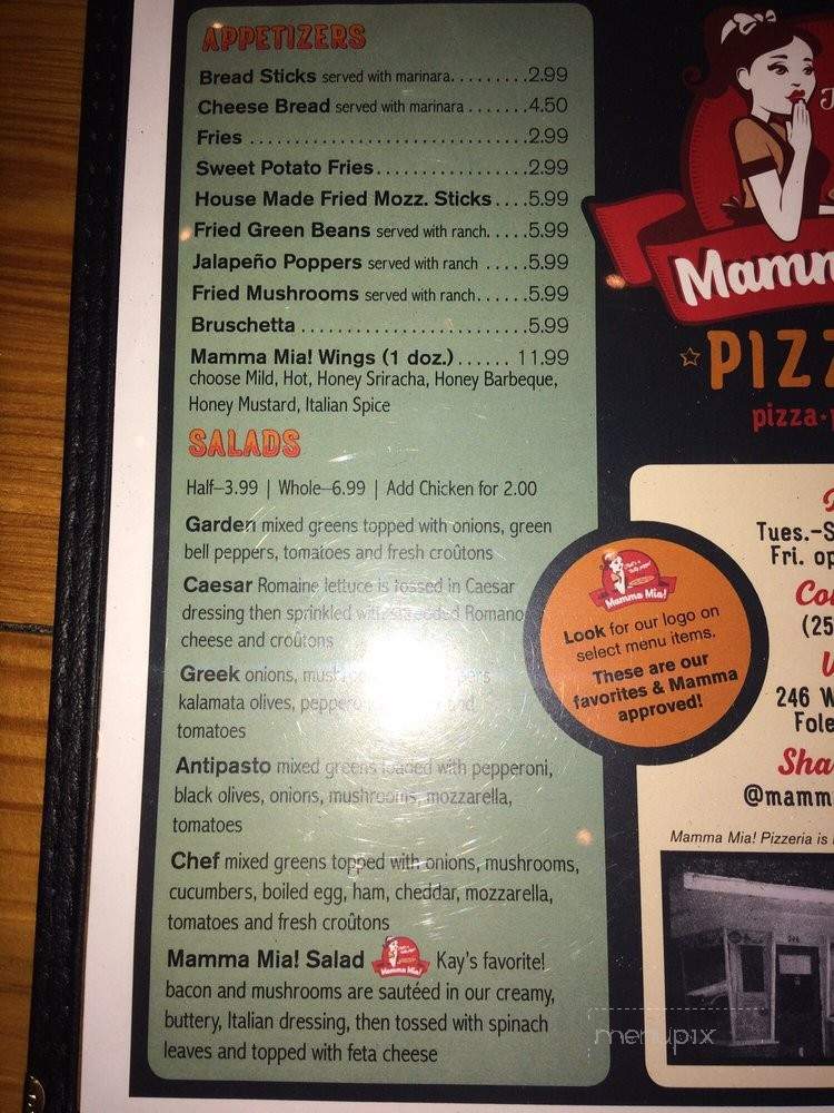 Mama Mia Pizzeria - Foley, AL menu_pic