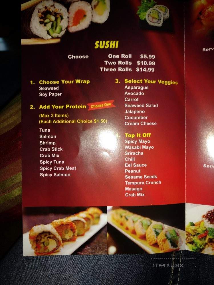 Oishii Sushi & Hibachi - Midland, TX menu_pic