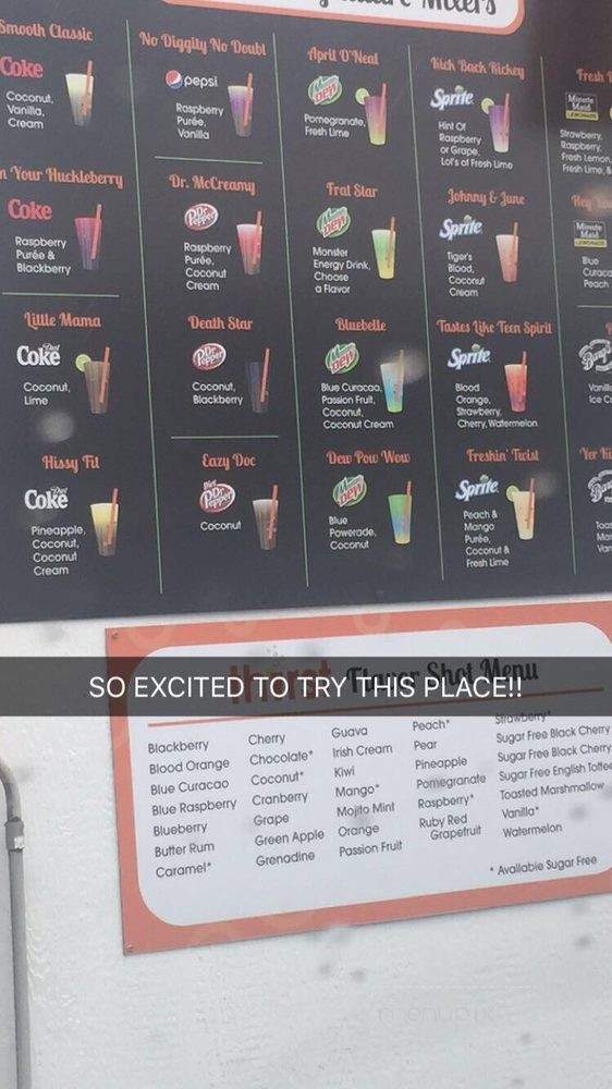 Thirst Drinks - Salt Lake City, UT menu_pic