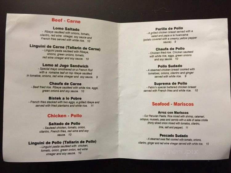Asumare - San Fernando, CA menu_pic