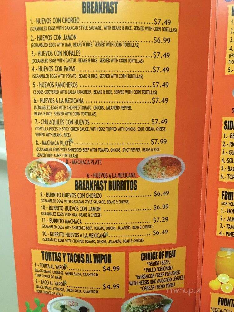 Tlaco Taco - Los Angeles, CA menu_pic