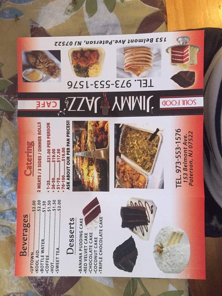 Jimmy Jazz Soul Food Cafe - Paterson, NJ menu_pic