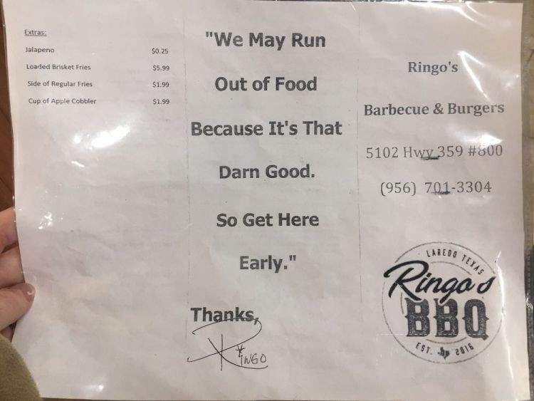 /28893666/Ringos-BBQ-and-Burgers-Laredo-TX - Laredo, TX