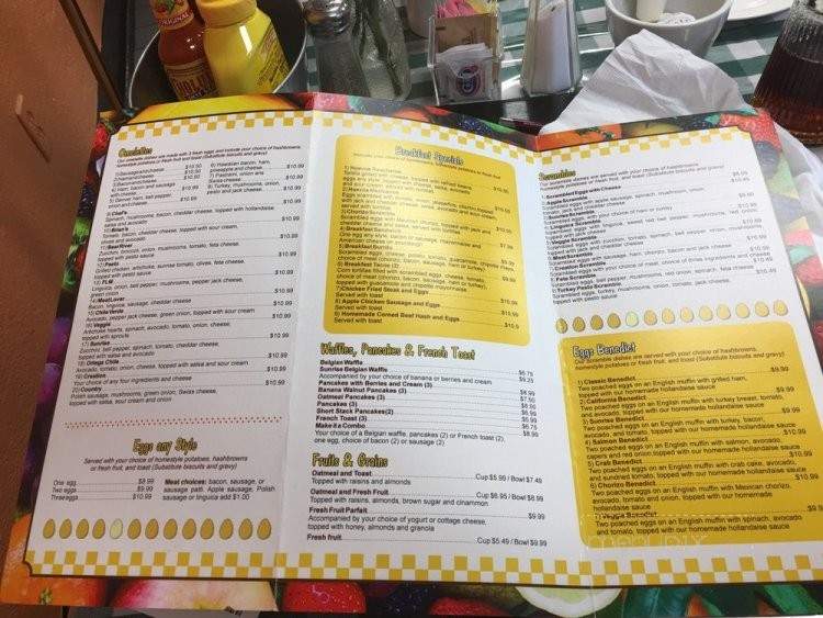 Sunrise Cafe & Grill - Auburn, CA menu_pic