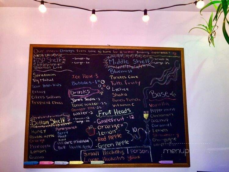 Zaiy Zone Shisha Lounge - Augusta, GA menu_pic
