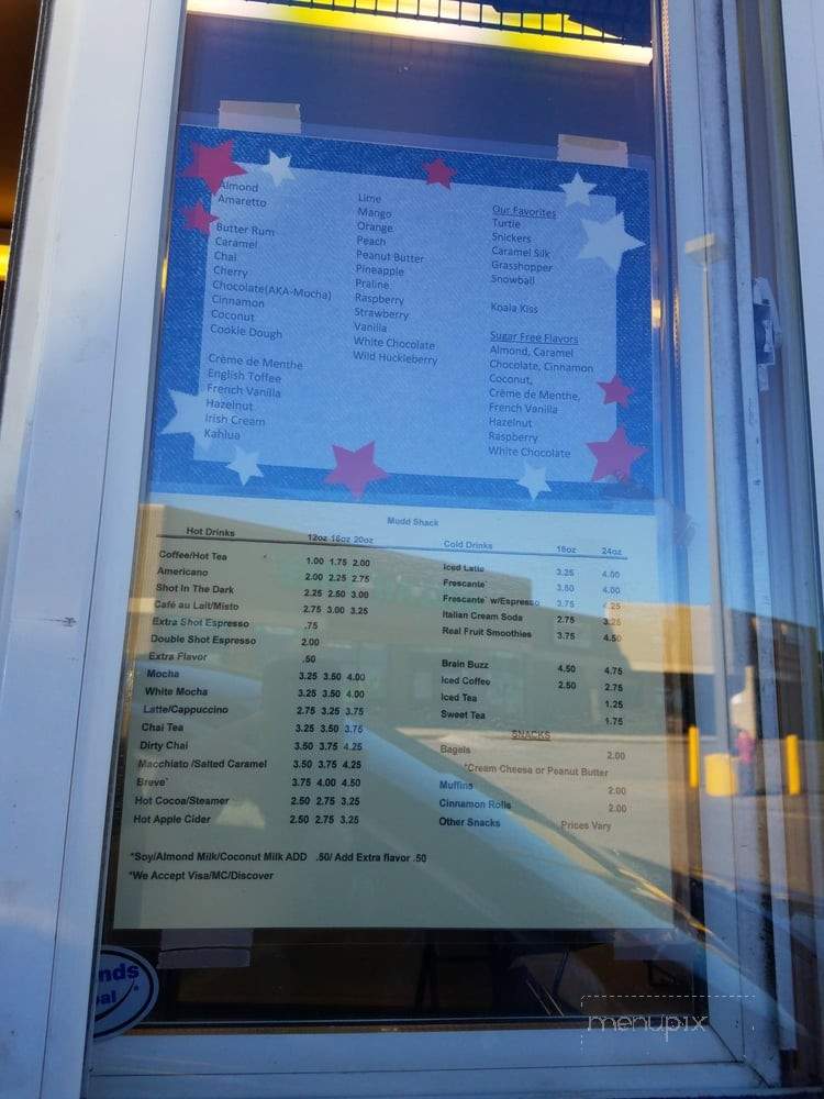 Mudd Shack - Craig, CO menu_pic