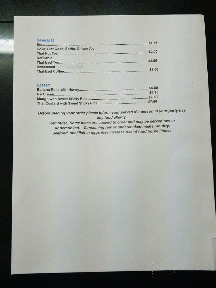 Nam Khong - Westerly, RI menu_pic