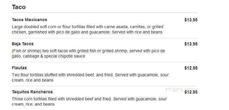 Santiago's Grill & Seafood - Bakersfield, CA menu_pic