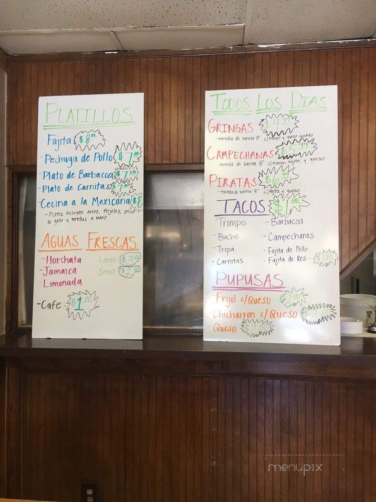 Las Huastecas 2 - Dallas, TX menu_pic