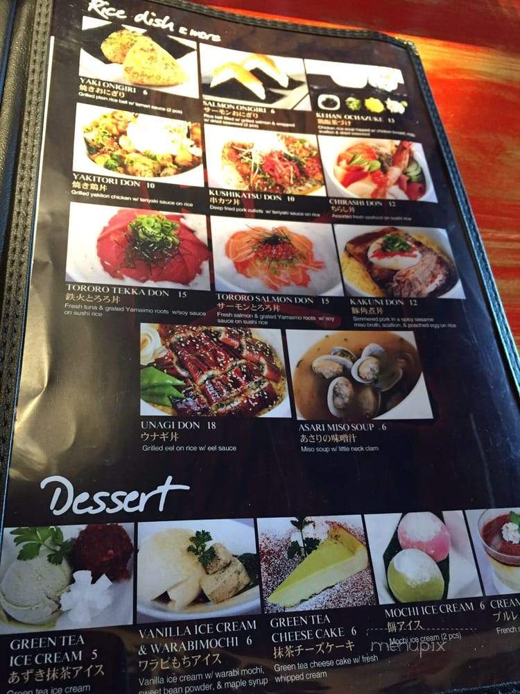 Izakaya & Japanese Kitchen MA - Duluth, GA menu_pic