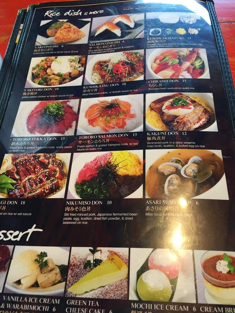 Izakaya & Japanese Kitchen MA - Duluth, GA menu_pic