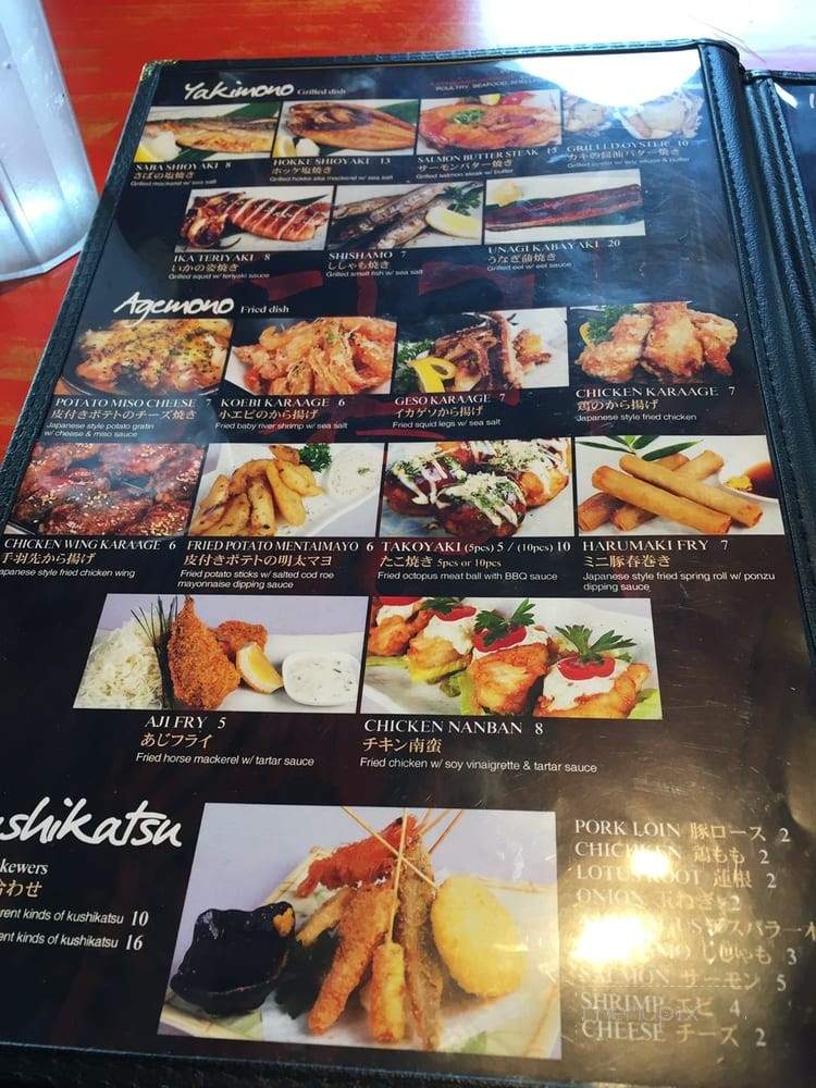Izakaya & Japanese Kitchen MA - Duluth, GA menu_pic