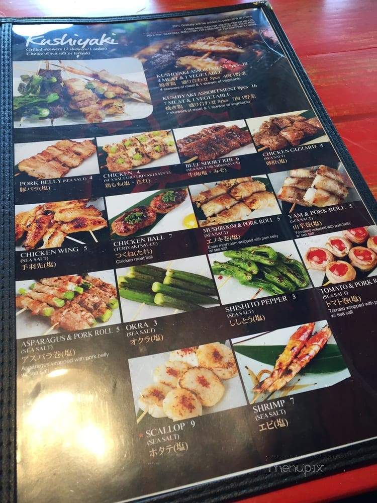 Izakaya & Japanese Kitchen MA - Duluth, GA menu_pic