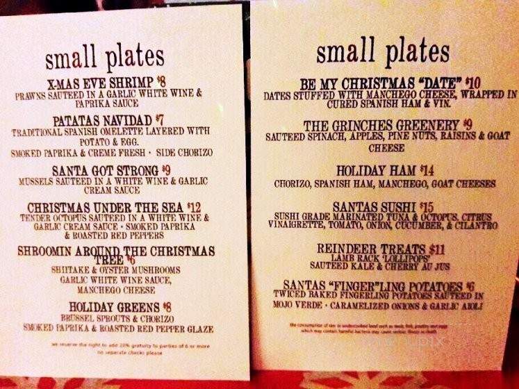Miracle on Monroe - Atlanta, GA menu_pic