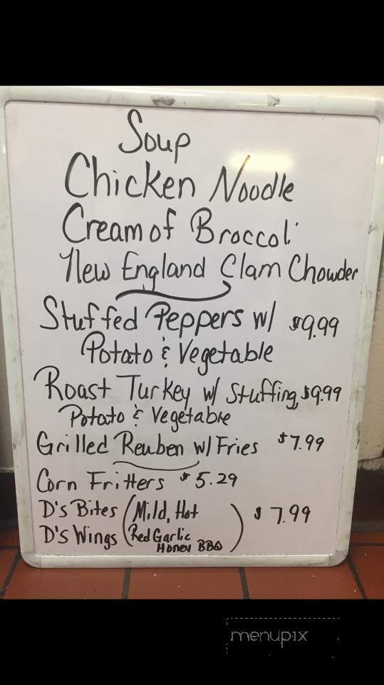 D's Diner - Wilkes-Barre, PA menu_pic