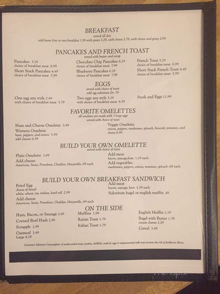 D's Diner - Wilkes-Barre, PA menu_pic