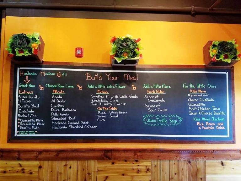 Hacienda Mexican Grill - Salt Lake City, UT menu_pic