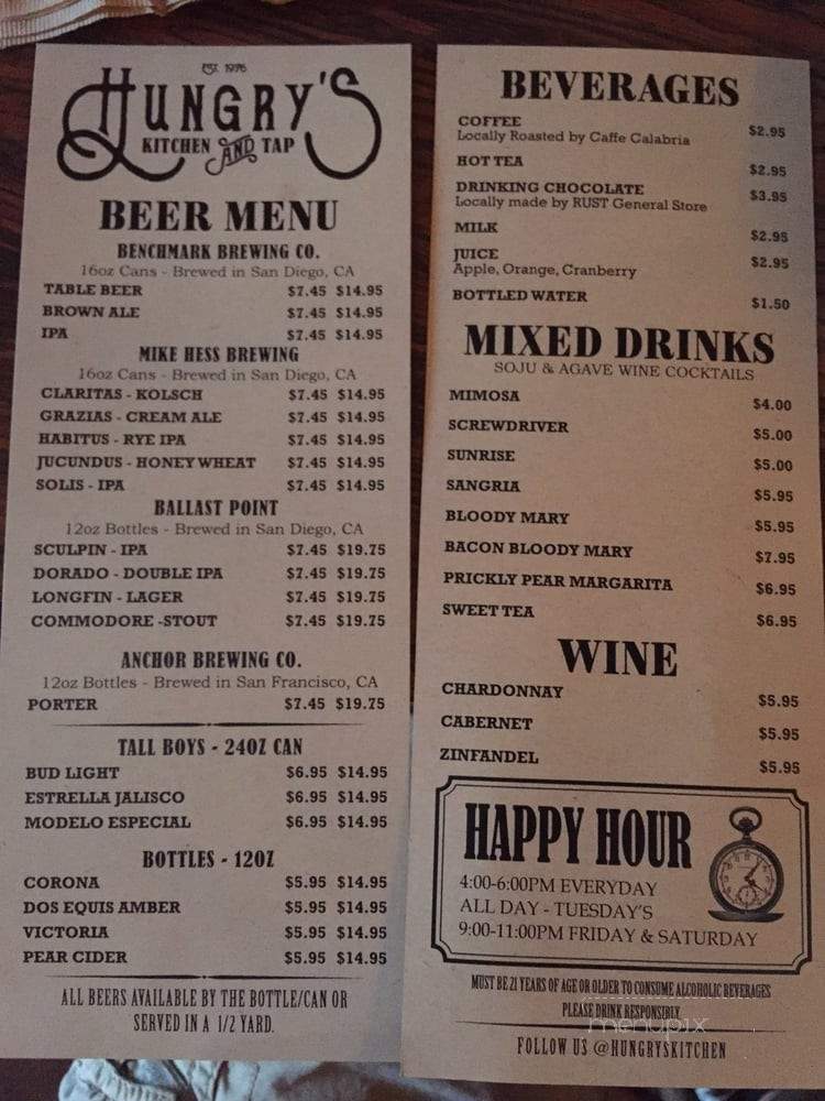 /28915170/Hungrys-Kitchen-and-Tap-San-Diego-CA - San Diego, CA